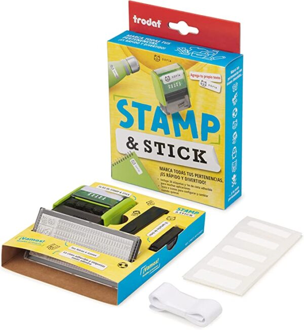 SELLO STAMP AND STICK ETIQUETAS ROPA