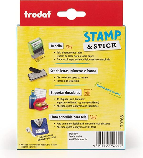 SELLO STAMP AND STICK ETIQUETAS ROPA