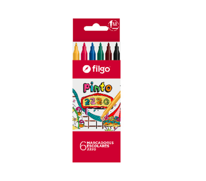 MARCADORES FINOS x6 FILGO