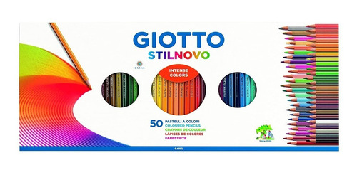 50 Lapices de Colores Giotto Stilnovo.