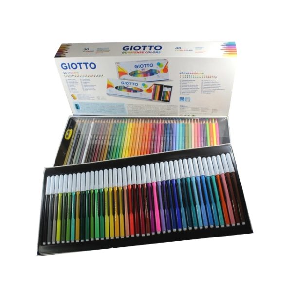 Set de Lapices y Marcadores Giotto - 90 Colores